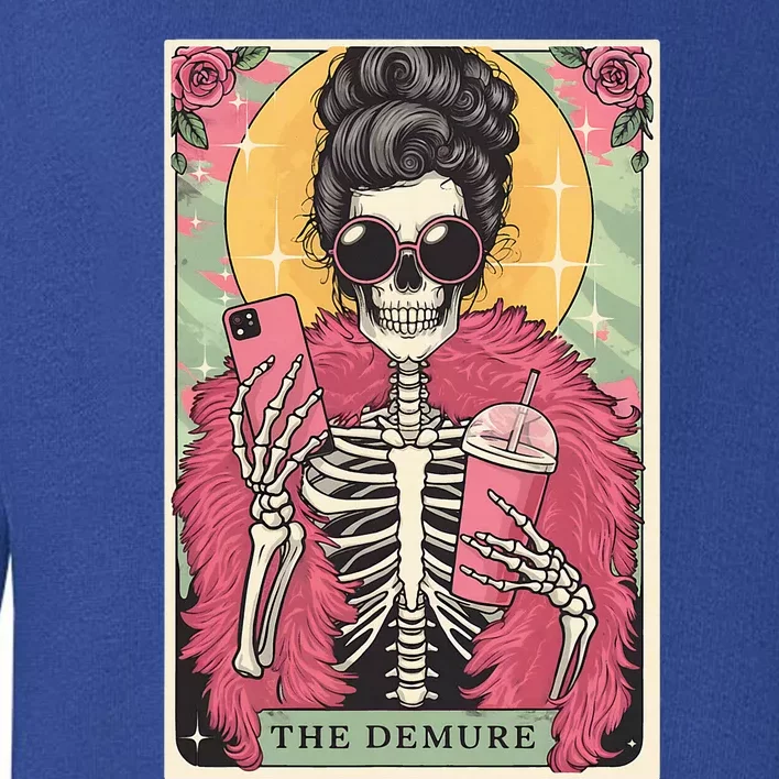 The Demure Tarot Card Meme Toddler Sweatshirt