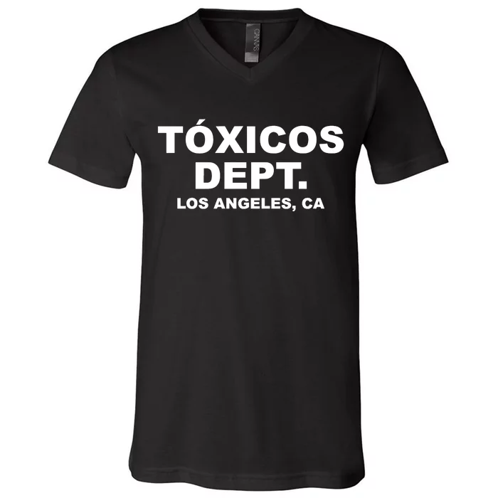 Toxicos Dept V-Neck T-Shirt