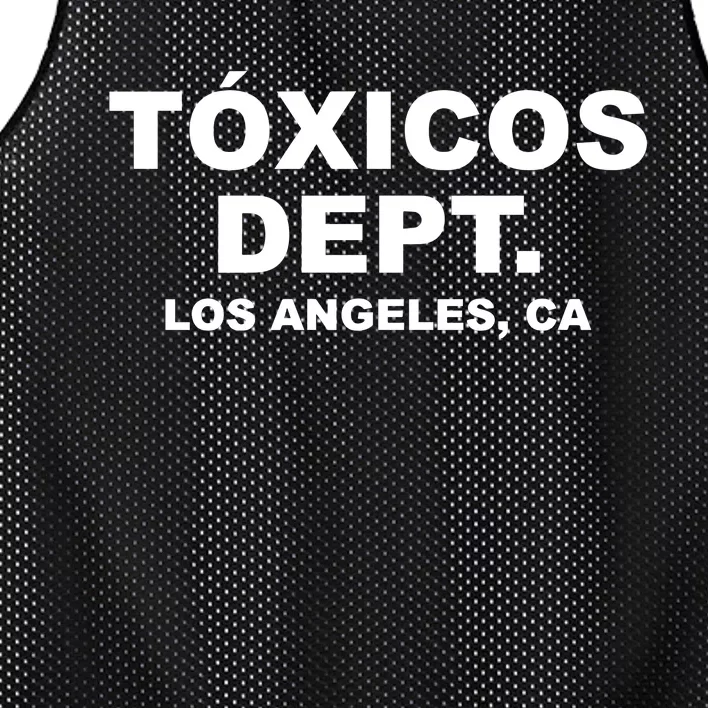 Toxicos Dept Mesh Reversible Basketball Jersey Tank