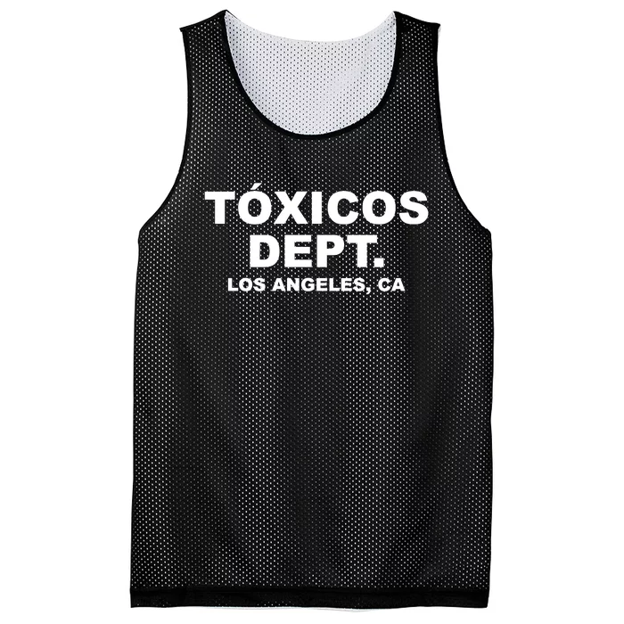 Toxicos Dept Mesh Reversible Basketball Jersey Tank