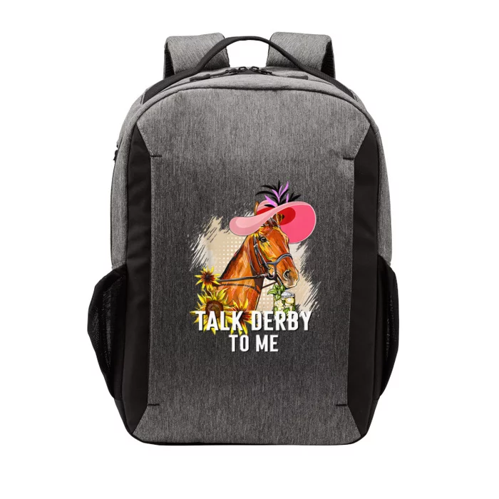 Talk Derby To Me Horse Racing Vector Backpack