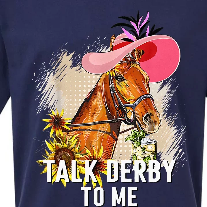 Talk Derby To Me Horse Racing Sueded Cloud Jersey T-Shirt