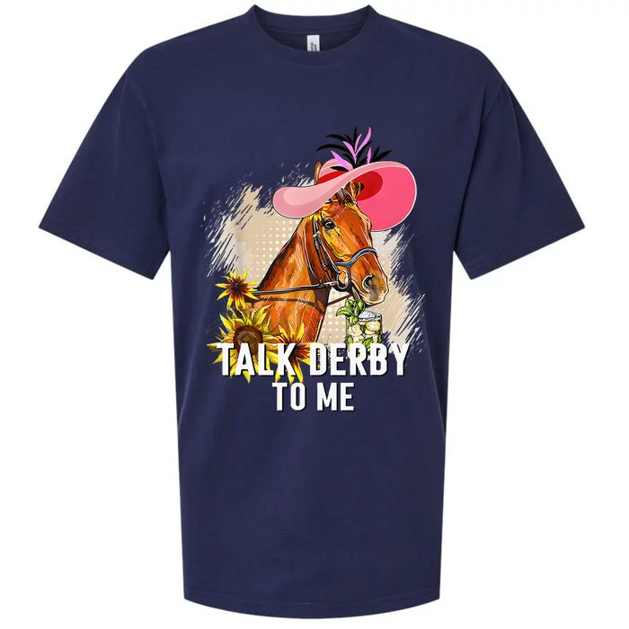 Talk Derby To Me Horse Racing Sueded Cloud Jersey T-Shirt