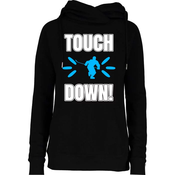 Touch Down Womens Funnel Neck Pullover Hood