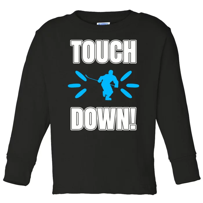 Touch Down Toddler Long Sleeve Shirt