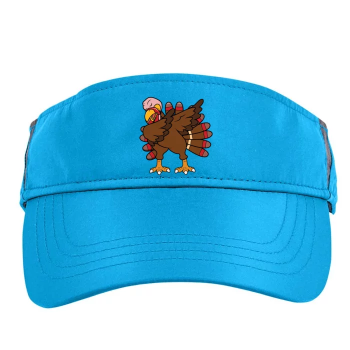 Turkey Dab Thanksgiving Funny Adult Drive Performance Visor