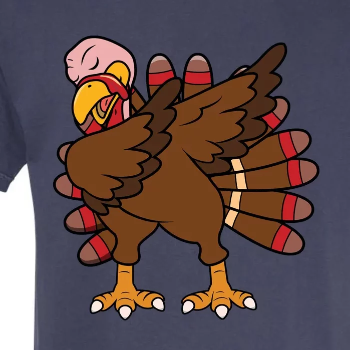 Turkey Dab Thanksgiving Funny Garment-Dyed Heavyweight T-Shirt