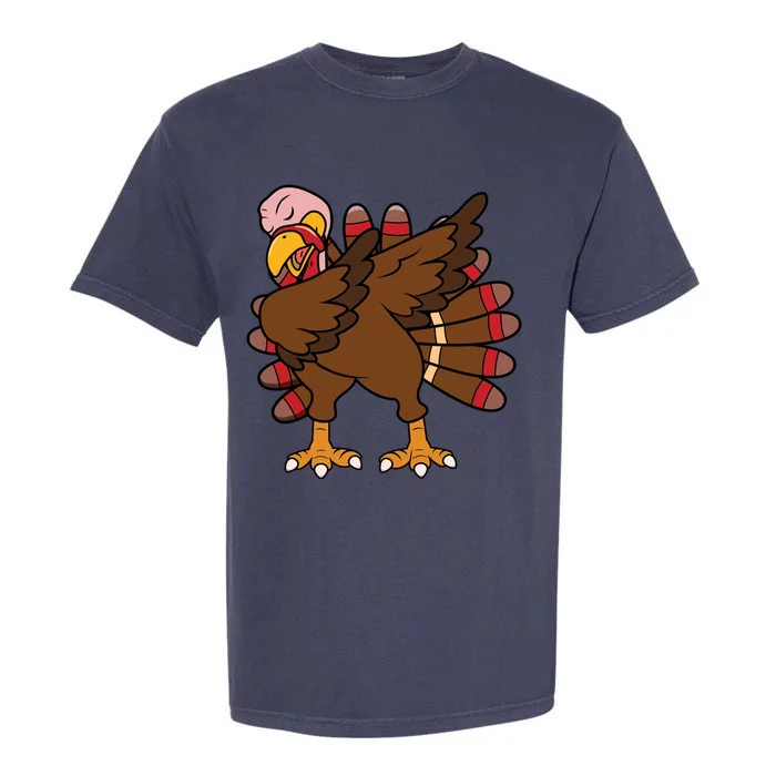 Turkey Dab Thanksgiving Funny Garment-Dyed Heavyweight T-Shirt