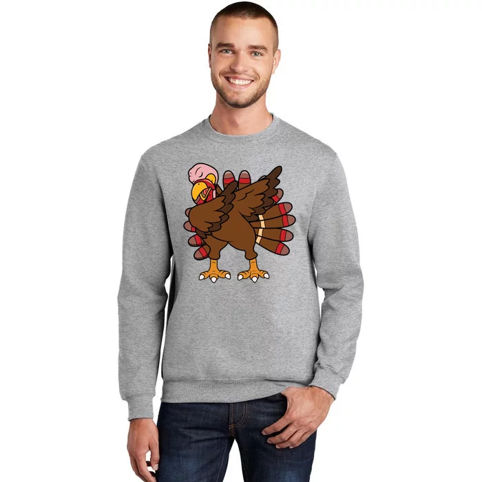 Turkey Dab Thanksgiving Funny Sweatshirt