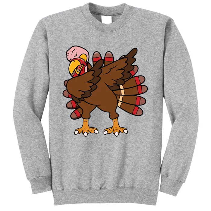 Turkey Dab Thanksgiving Funny Sweatshirt