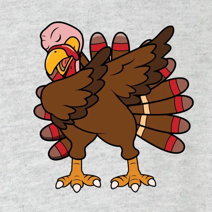 Turkey Dab Thanksgiving Funny Toddler Long Sleeve Shirt