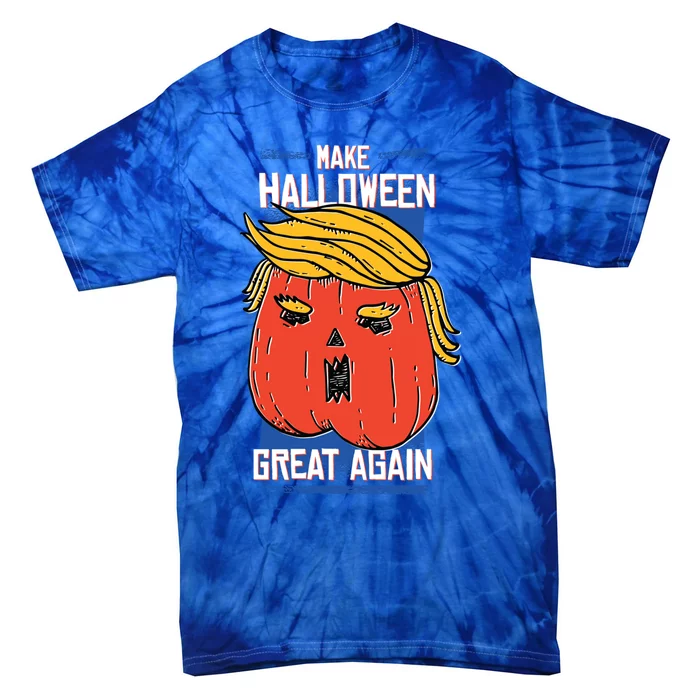 Trumpkin Donald Trump Halloween Make Halloween Great Again Cute Gift Tie-Dye T-Shirt