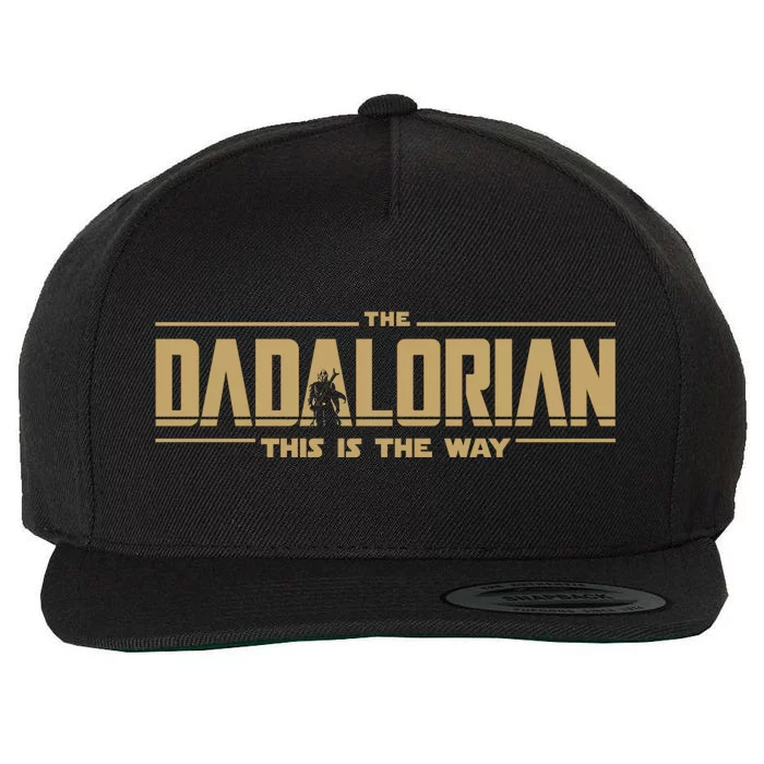 The Dadalorian This Is The Way Vintage Wool Snapback Cap