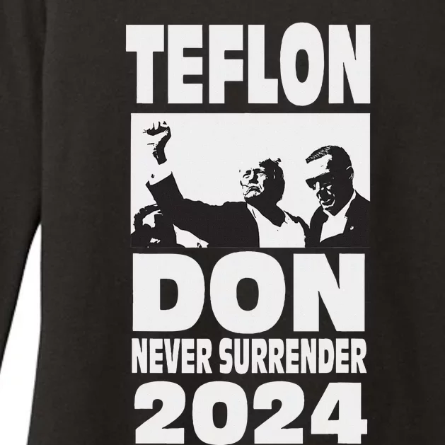 Teflon Don Trump 2024 Bulletproof Legend Design Womens CVC Long Sleeve Shirt