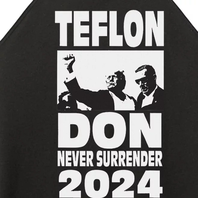 Teflon Don Trump 2024 Bulletproof Legend Design Women’s Perfect Tri Rocker Tank