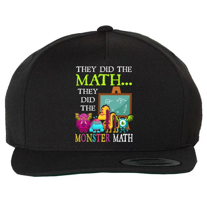 They Did The Math They Did The Monster Math Wool Snapback Cap