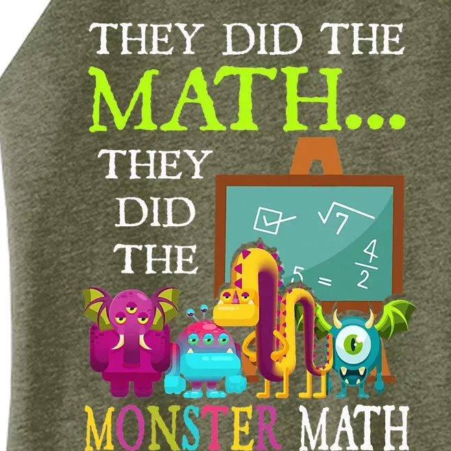 They Did The Math They Did The Monster Math Women’s Perfect Tri Rocker Tank