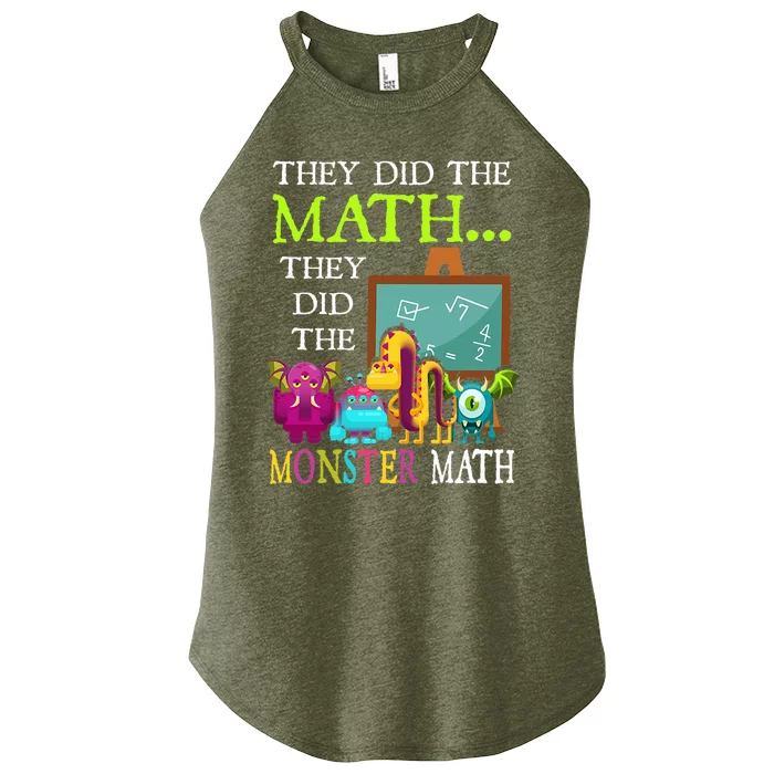 They Did The Math They Did The Monster Math Women’s Perfect Tri Rocker Tank