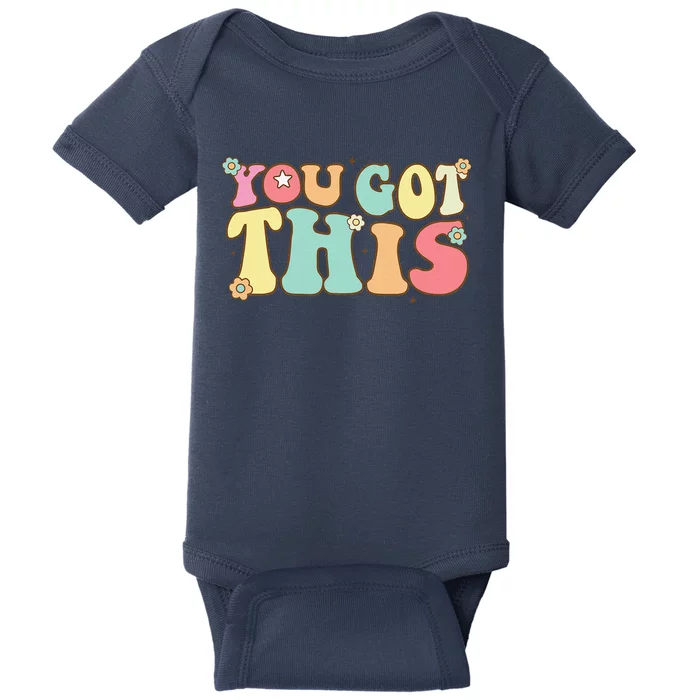 Test Day Teacher Motivational Testing Day Student Baby Bodysuit