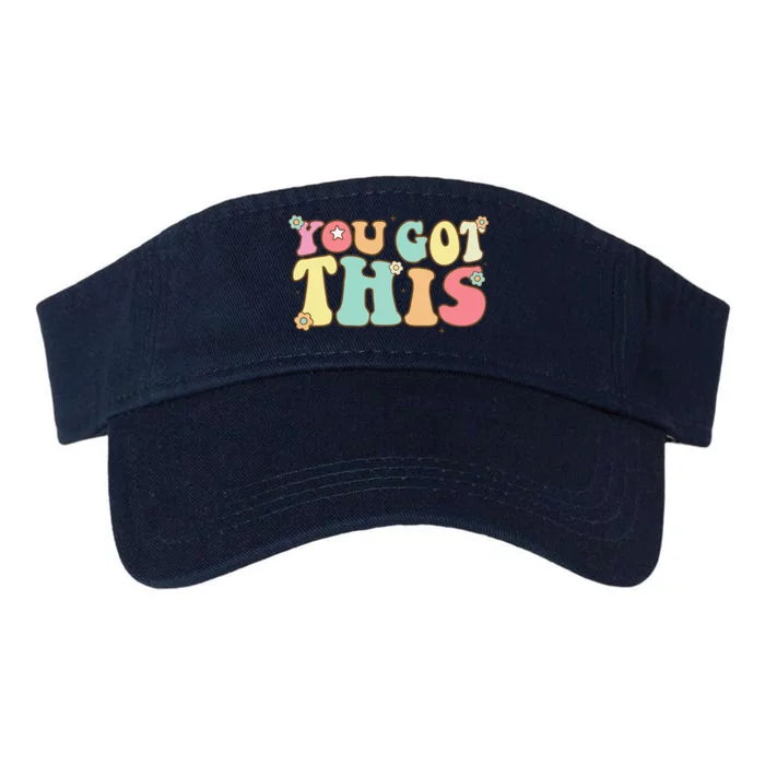 Test Day Teacher Motivational Testing Day Student Valucap Bio-Washed Visor