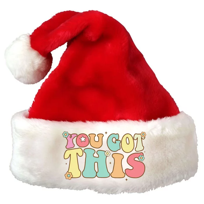 Test Day Teacher Motivational Testing Day Student Premium Christmas Santa Hat