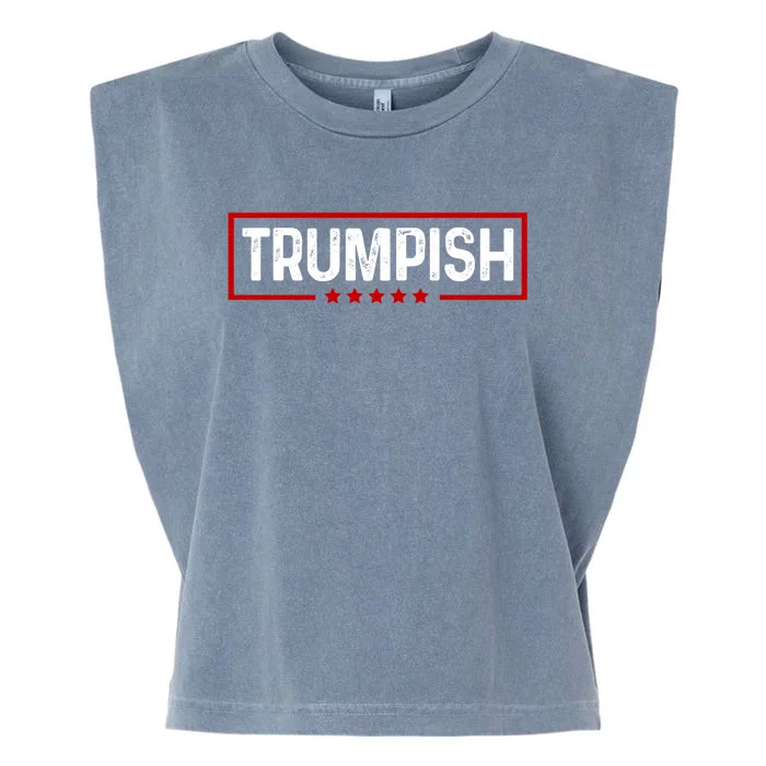 Trumpish Donald Trump 2024 Garment-Dyed Women's Muscle Tee