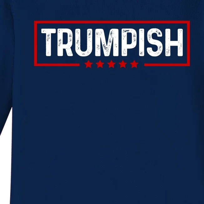 Trumpish Donald Trump 2024 Baby Long Sleeve Bodysuit