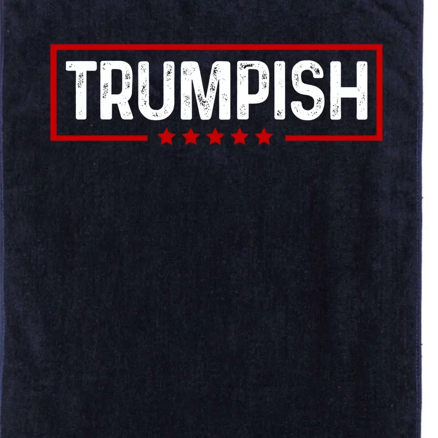 Trumpish Donald Trump 2024 Platinum Collection Golf Towel