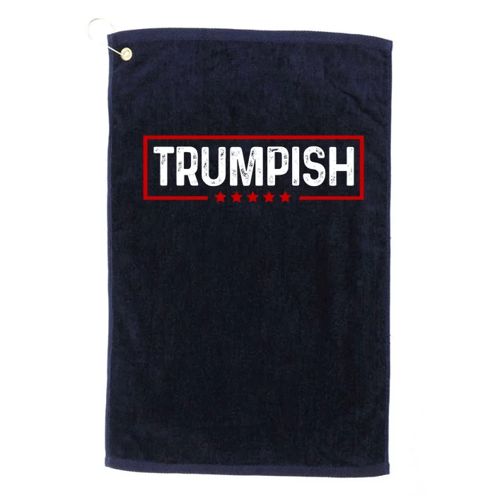 Trumpish Donald Trump 2024 Platinum Collection Golf Towel