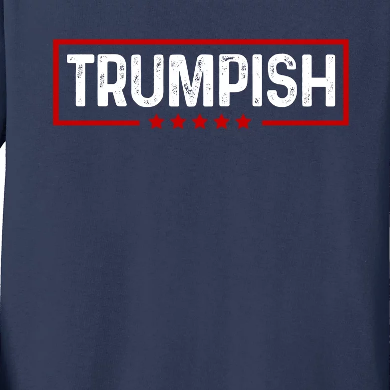 Trumpish Donald Trump 2024 Kids Long Sleeve Shirt