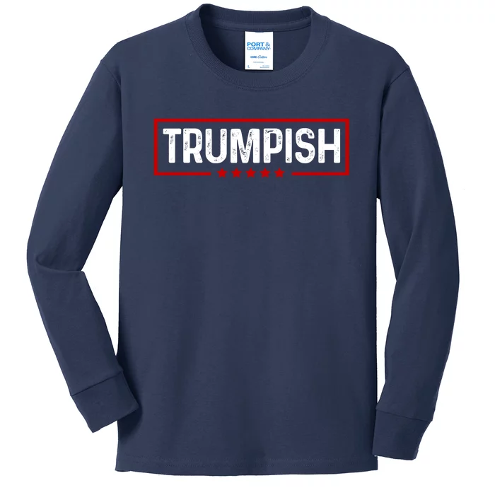 Trumpish Donald Trump 2024 Kids Long Sleeve Shirt