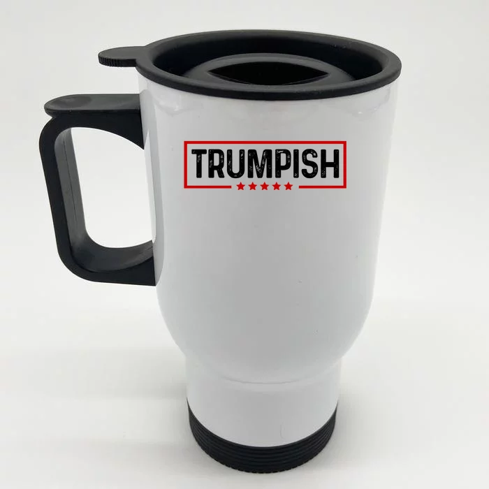 Trumpish Donald Trump 2024 Front & Back Stainless Steel Travel Mug