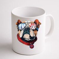 Tennessee Dog Tri Stars Flag Sports Fan Coffee Mug