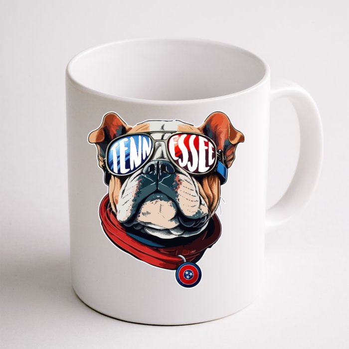 Tennessee Dog Tri Stars Flag Sports Fan Coffee Mug