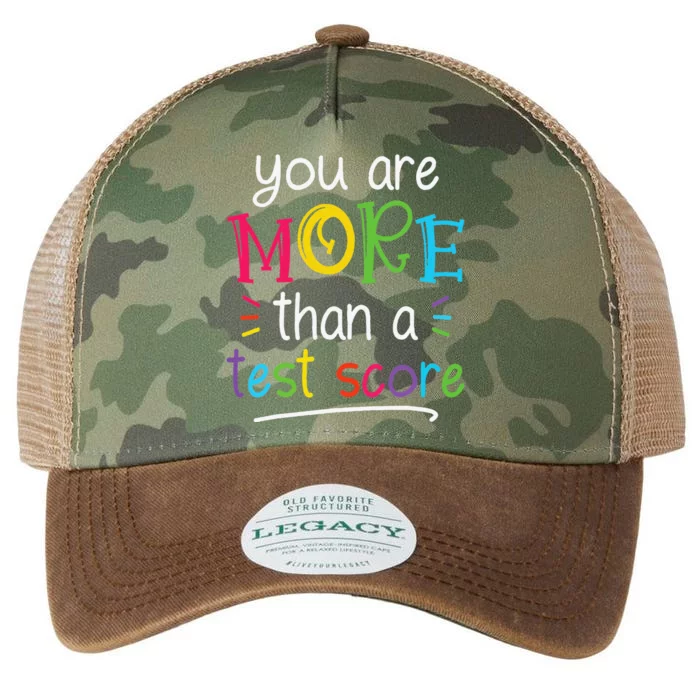 Test Day Teacher You Are More Than A Test Score Tiedye Legacy Tie Dye Trucker Hat