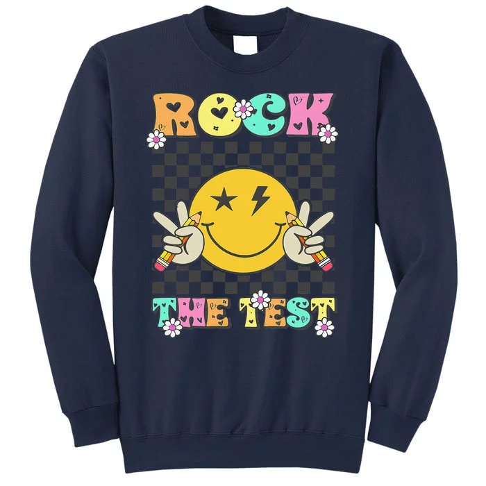 Testing Day Teacher Student Motivational Rock The Test Sweatshirt