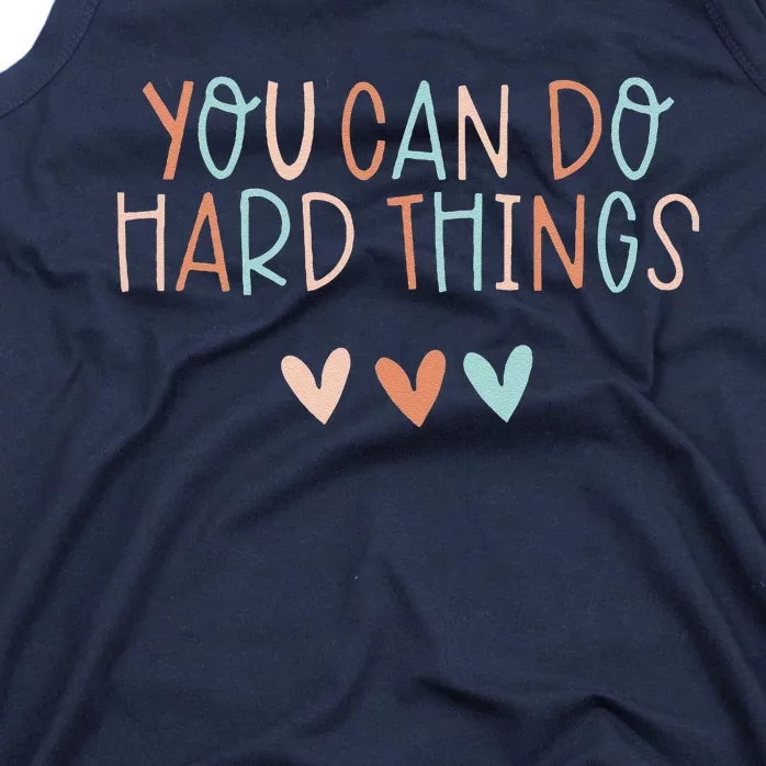 Test Day Teacher You Can Do Hard Things Tank Top