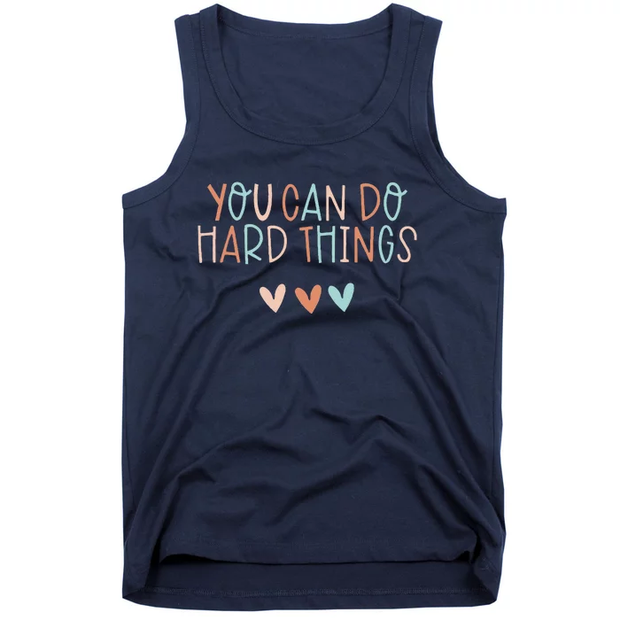 Test Day Teacher You Can Do Hard Things Tank Top