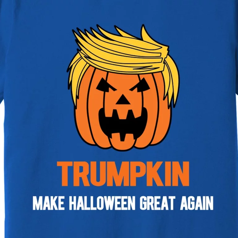 Trumpkin Donald Trump Costume Make Halloween Great Again Gift Premium T-Shirt