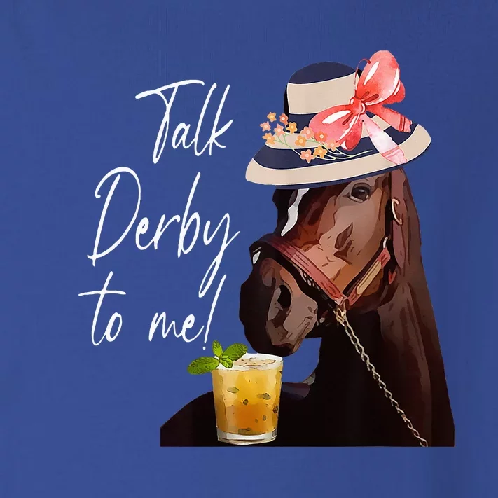 Talk Derby To Me Horse Toddler Long Sleeve Shirt