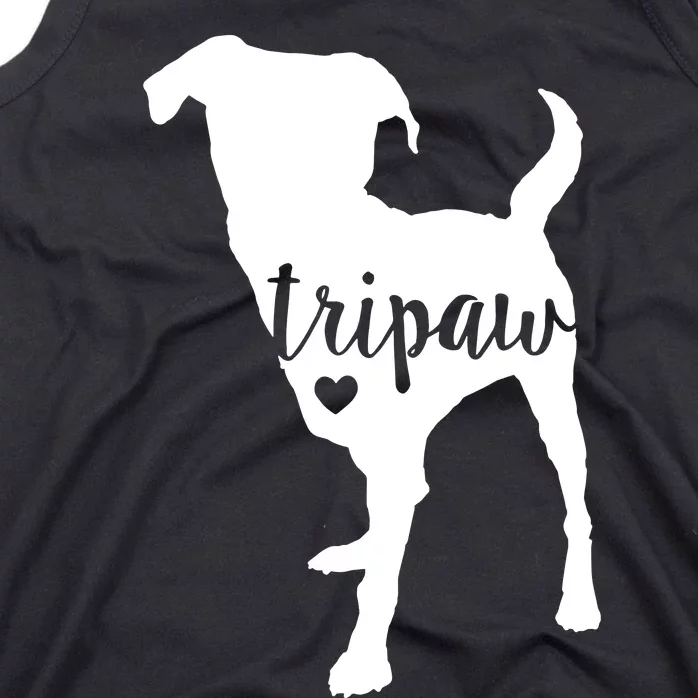 Tripaw Dog, Three Legged Dog, Tripaw Mom, Tripod Dog Tank Top