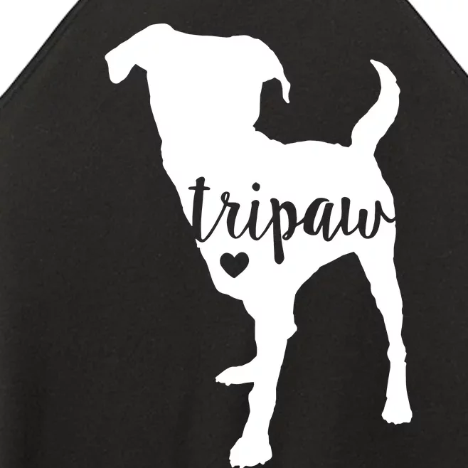 Tripaw Dog, Three Legged Dog, Tripaw Mom, Tripod Dog Women’s Perfect Tri Rocker Tank