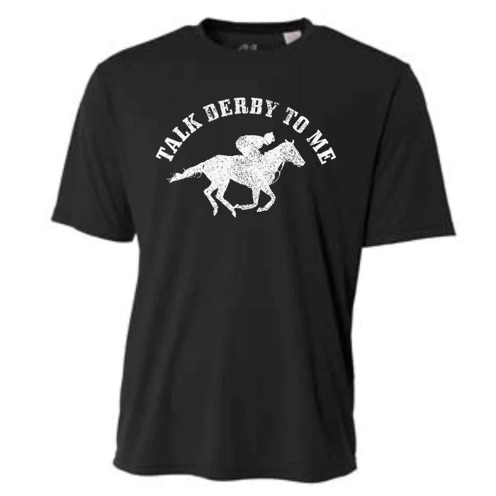 Talk Derby To Me Horse Racing Cooling Performance Crew T-Shirt