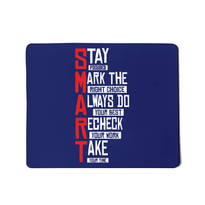 Test Day Teacher Smart Design Testing Day Exam Mousepad