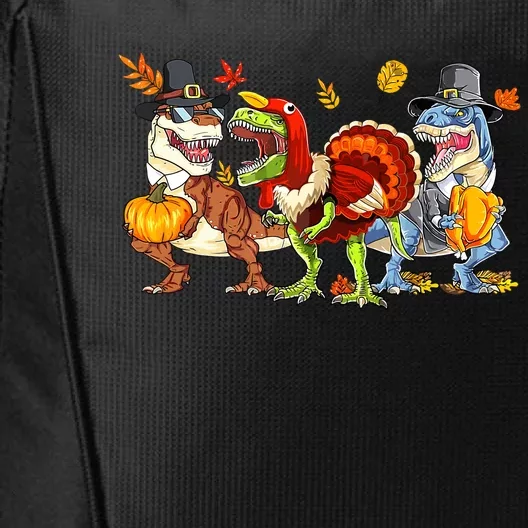 Thanksgiving Dinosaur Trex Turkey Rawr Gifts For Boy City Backpack