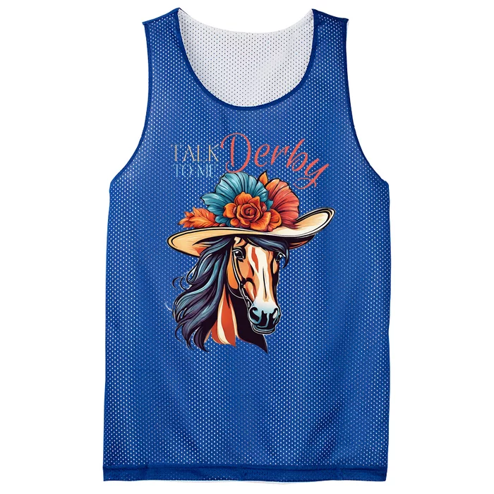 Talk Derby To Me Racing Horse Mesh Reversible Basketball Jersey Tank