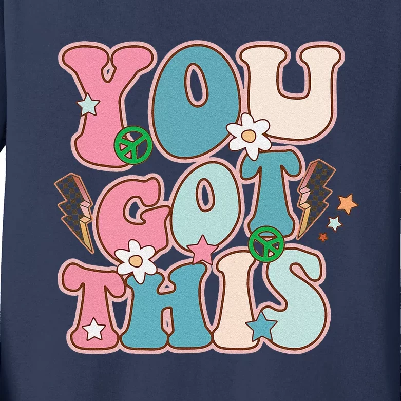 Test Day Teacher You Got This Gifts Kids Long Sleeve Shirt