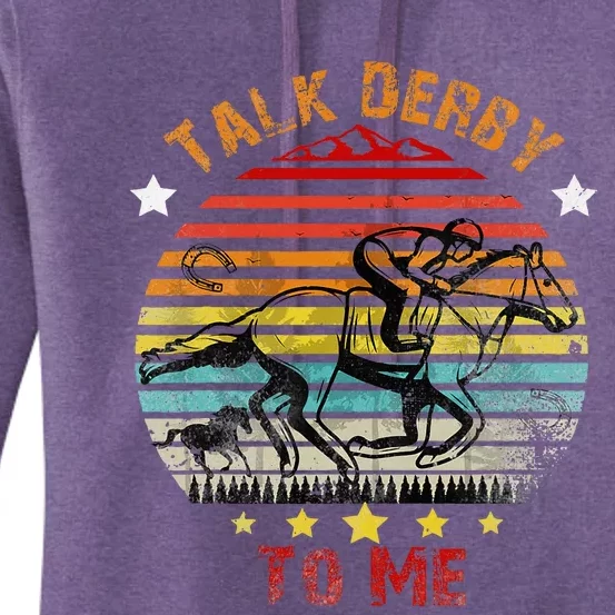 Talk Derby To Me Derby Day 2024 Kentucky Women's Pullover Hoodie