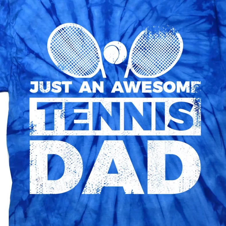 Tennis Dad Tennis Father Gift Tie-Dye T-Shirt