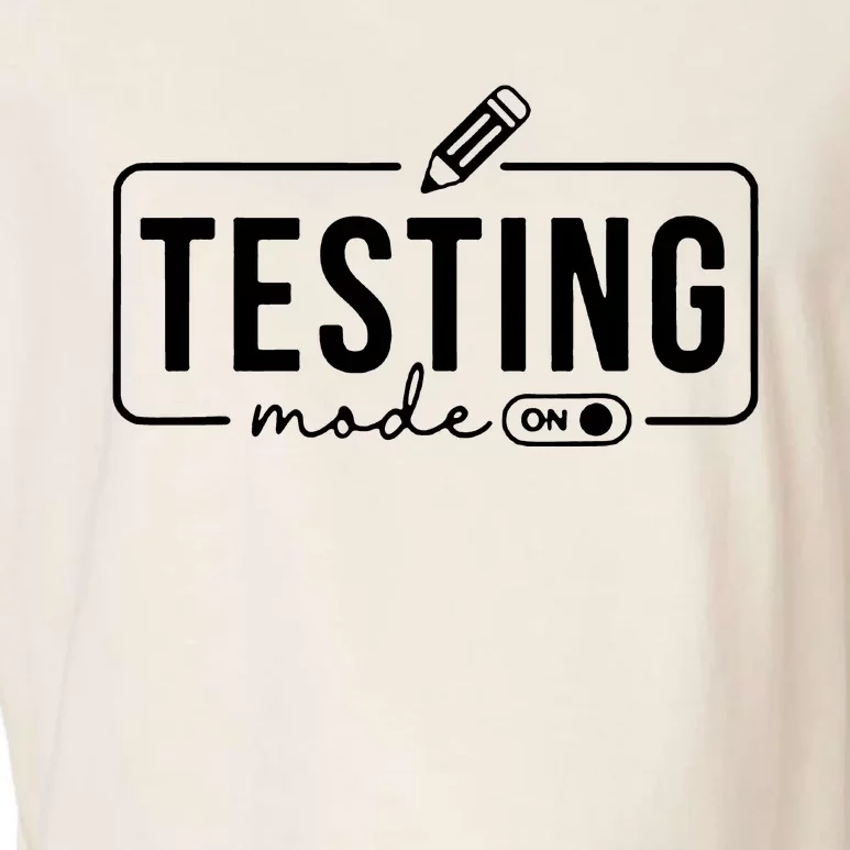 Test Day Teacher Testing Mode On Garment-Dyed Women's Muscle Tee